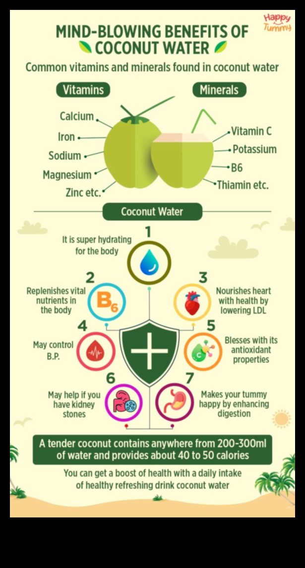 Τροπικό αναψυκτικό: Ξεκλειδώνοντας τα μυστικά του νερού καρύδας