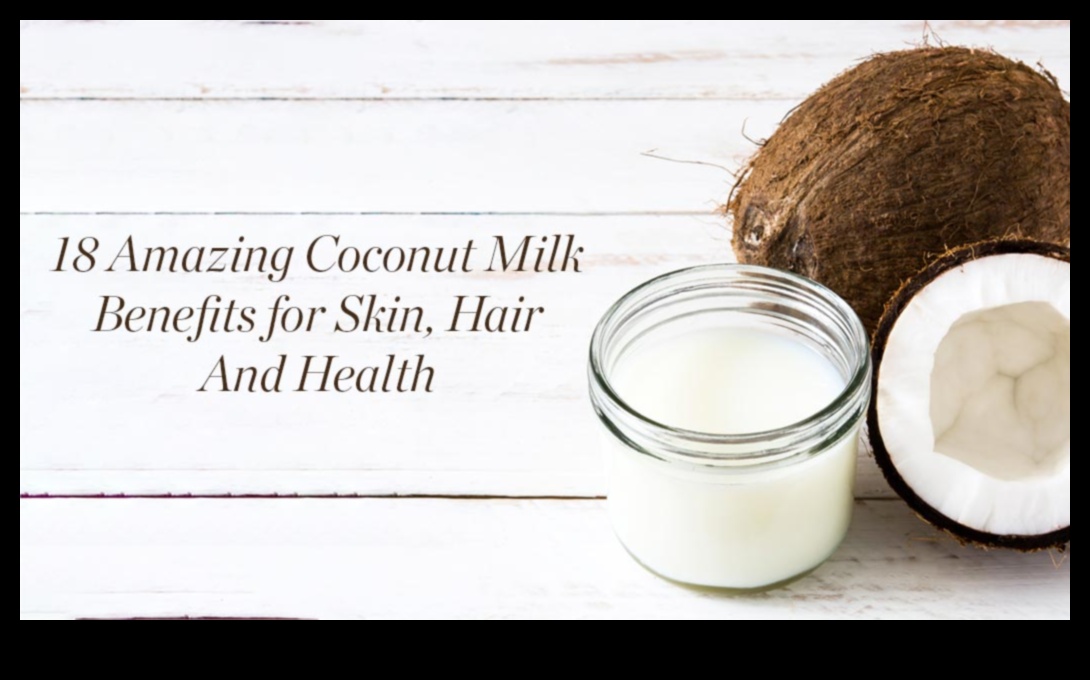 Αγνό και υγιεινό: Απολαμβάνοντας την ουσία της καλοσύνης του γάλακτος καρύδας