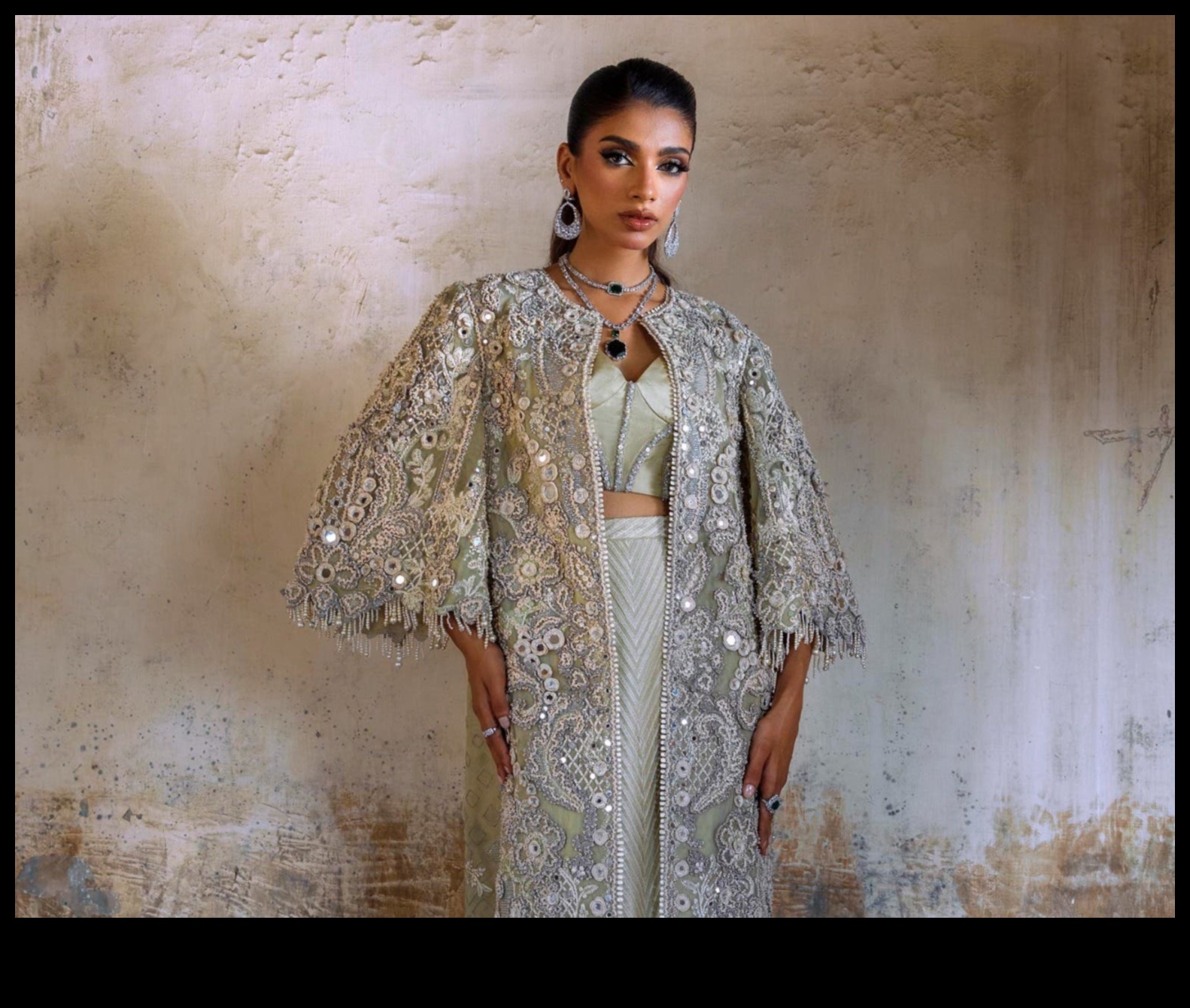 Glamorous Grandeur: Drape in Opulent Brilliance