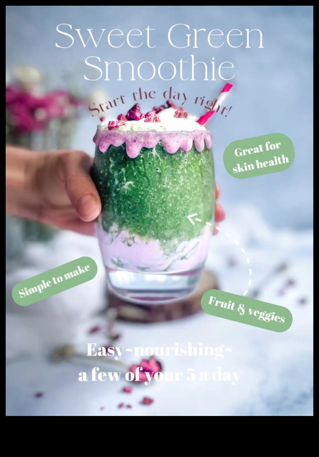 Morning Glow: Ξεκινήστε σωστά τη μέρα σας με Smoothie Radiance με χαμηλές θερμίδες