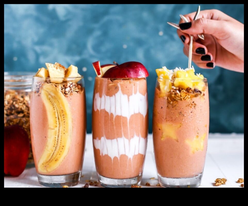 Smoothie Artistry: Garnishing Your Creations για αισθητική εμφάνιση