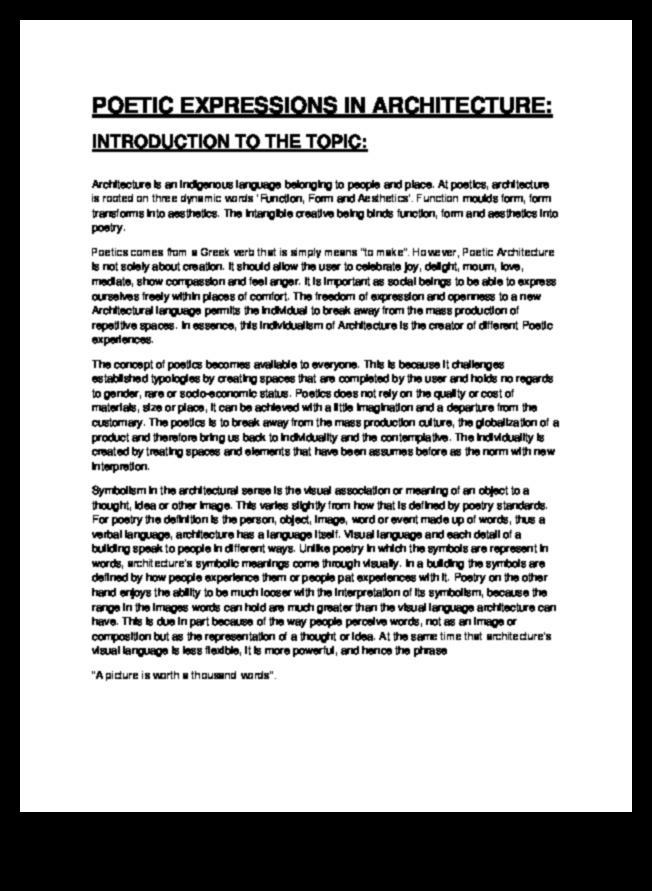 Στίχος ορόσημο: Η ποίηση στην αρχιτεκτονική πεζογραφία